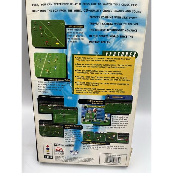 FIFA International Soccer (3DO, 1994) TESTED Complete - Picture 7 of 13